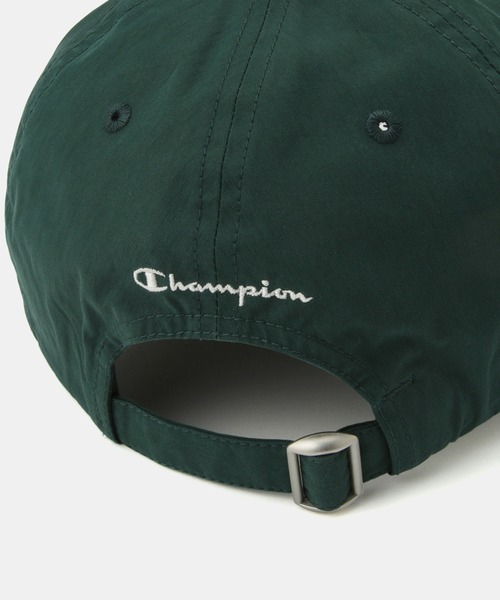 Champion（チャンピオン）の「【Champion/チャンピオン別注】ビッグロゴ刺繍キャップ（キャップ・キッズ・キナリ/ブラック/グリーン・FREE）」の10枚目の写真