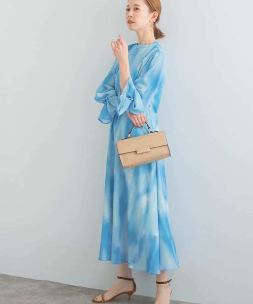 URBAN RESEARCH ROSSO WOMEN(アーバンリサーチ ロッソ)の「カラーグラデーションプリントワンピース(ワンピース・レディース・イエロー系その他/ブルー系その他・FREE)」の1枚目の写真