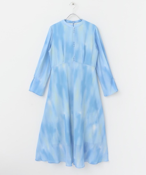 URBAN RESEARCH ROSSO WOMEN(アーバンリサーチ ロッソ)の「カラーグラデーションプリントワンピース(ワンピース・レディース・イエロー系その他/ブルー系その他・FREE)」の10枚目の写真