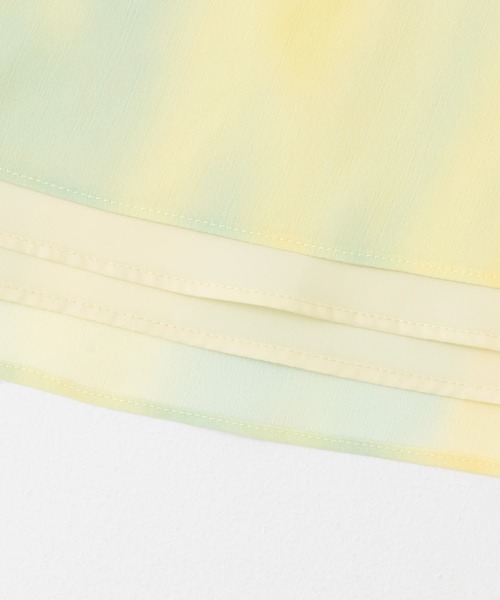 URBAN RESEARCH ROSSO WOMEN(アーバンリサーチ ロッソ)の「カラーグラデーションプリントワンピース(ワンピース・レディース・イエロー系その他/ブルー系その他・FREE)」の4枚目の写真