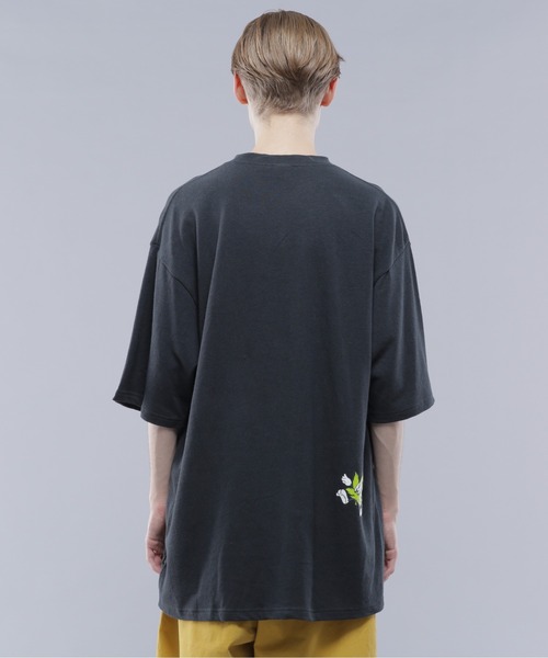 MANASTASH（マナスタッシュ）の「MANASTASH/マナスタッシュ/HEMP TEE HEMPTYY/ヘンプTシャツ ヘンピー（Tシャツ/カットソー・メンズ・ブラック/ピンク/オートミール・M/L/XL/S）」の19枚目の写真