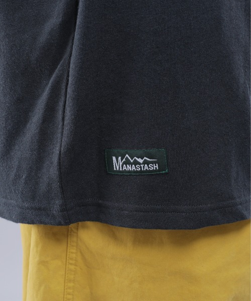 MANASTASH（マナスタッシュ）の「MANASTASH/マナスタッシュ/HEMP TEE HEMPTYY/ヘンプTシャツ ヘンピー（Tシャツ/カットソー・メンズ・ブラック/ピンク/オートミール・M/L/XL/S）」の15枚目の写真