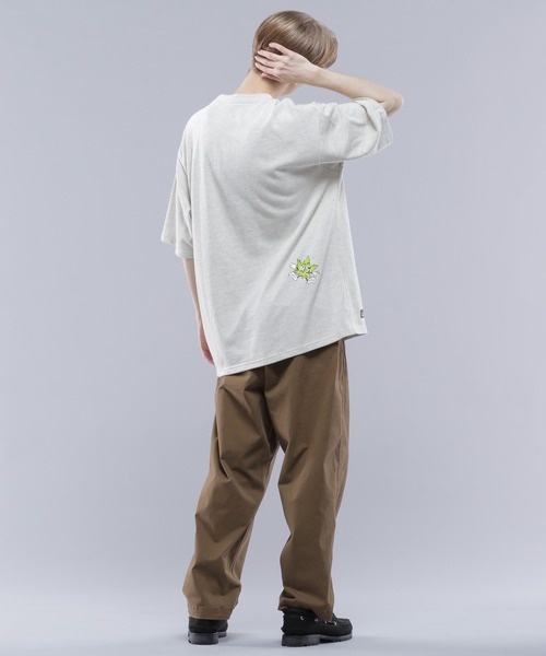 MANASTASH（マナスタッシュ）の「MANASTASH/マナスタッシュ/HEMP TEE HEMPTYY/ヘンプTシャツ ヘンピー（Tシャツ/カットソー・メンズ・ブラック/ピンク/オートミール・M/L/XL/S）」の10枚目の写真