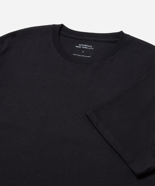 Saturdays NYC（サタデーズ ニューヨークシティ ）の「Two Pack Standard Ss Tee（Tシャツ/カットソー・メンズ・ブラック・L/M/S/XL）」の3枚目の写真