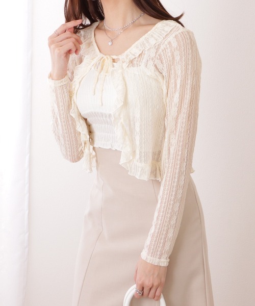 Victorian maiden　レース　フリル　おリボン　ボレロ　カーディガン Victorian maiden レース フリル おリボン ボレロ カーディガン