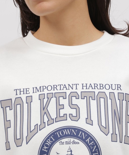 LAKOLE(ラコレ)の「BIGグラフィックスウェット / 108650(スウェット・レディース・ホワイト/グレー/ブルー・SMALL/MEDIUM)」の18枚目の写真