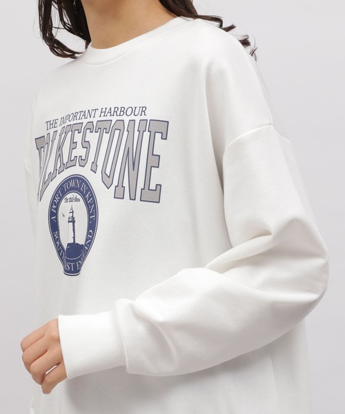 LAKOLE(ラコレ)の「BIGグラフィックスウェット / 108650(スウェット・レディース・ホワイト/グレー/ブルー・SMALL/MEDIUM)」の19枚目の写真