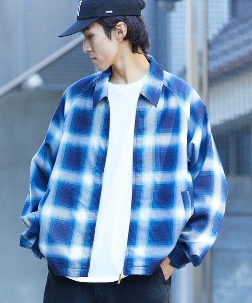 FREAK'S STORE（フリークスストア）の「T/R CHECK ZIP BLOUSON