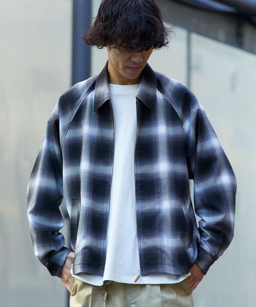 FREAK'S STORE（フリークスストア）の「T/R CHECK ZIP BLOUSON