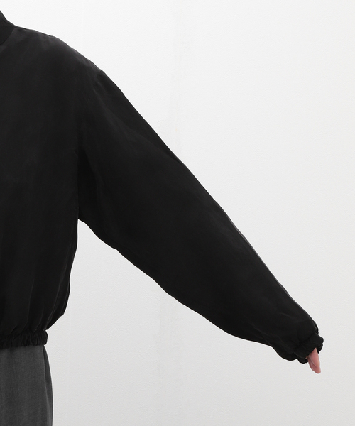 EDIFICE（エディフィス）の「【GABRIELA COLL GARMENTS / ガブリエラ コール ガーメンツ】CUPRO DOUBLE JACKET（その他アウター・メンズ・ブラック・4/5）」の8枚目の写真