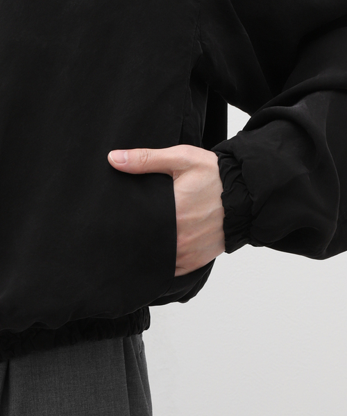 EDIFICE（エディフィス）の「【GABRIELA COLL GARMENTS / ガブリエラ コール ガーメンツ】CUPRO DOUBLE JACKET（その他アウター・メンズ・ブラック・4/5）」の10枚目の写真