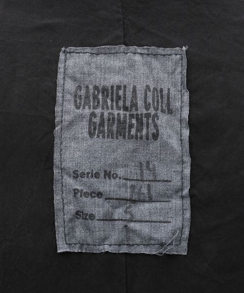 GABRIELA COLL GARMENTS / ガブリエラ コール ガーメンツ】CUPRO