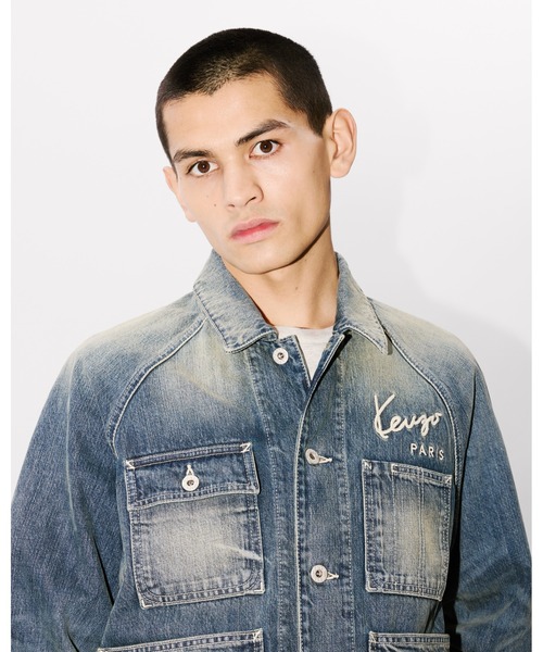 KENZO（ケンゾー）の「'KENZO Creations' トラッカー ジャケット（テーラードジャケット・メンズ・ブルー系その他7・LARGE/MEDIUM/SMALL）」の5枚目の写真