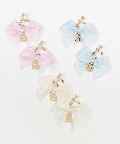 by LOVEiT(バイラビット)の「リボンイヤリング(イヤリング・キッズ・ホワイト/ピンク/ブルー・FREE)」の4枚目の写真