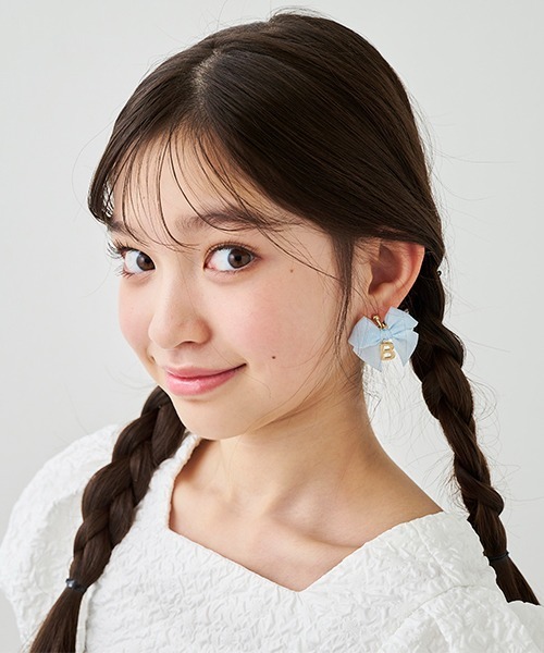 by LOVEiT(バイラビット)の「リボンイヤリング(イヤリング・キッズ・ホワイト/ピンク/ブルー・FREE)」の7枚目の写真