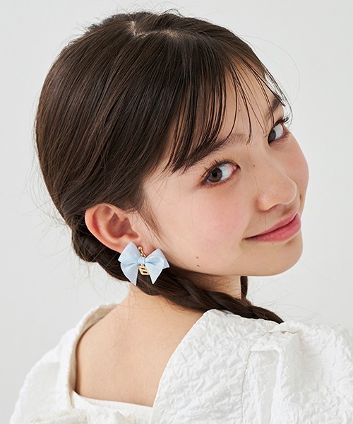 by LOVEiT(バイラビット)の「リボンイヤリング(イヤリング・キッズ・ホワイト/ピンク/ブルー・FREE)」の8枚目の写真