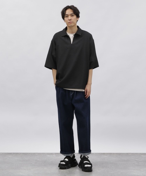 LAKOLE(ラコレ)の「クリンクルスキッパーシャツ / 107199(シャツ/ブラウス・メンズ・ブラック/キャメル/ブルー・X-LARGE/LARGE/MEDIUM)」の6枚目の写真