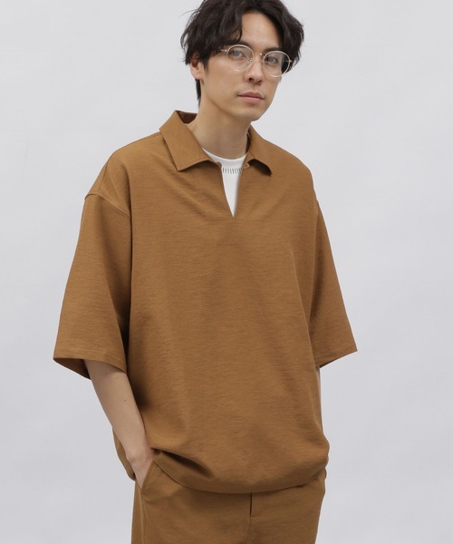 LAKOLE(ラコレ)の「クリンクルスキッパーシャツ / 107199(シャツ/ブラウス・メンズ・ブラック/キャメル/ブルー・X-LARGE/LARGE/MEDIUM)」の15枚目の写真