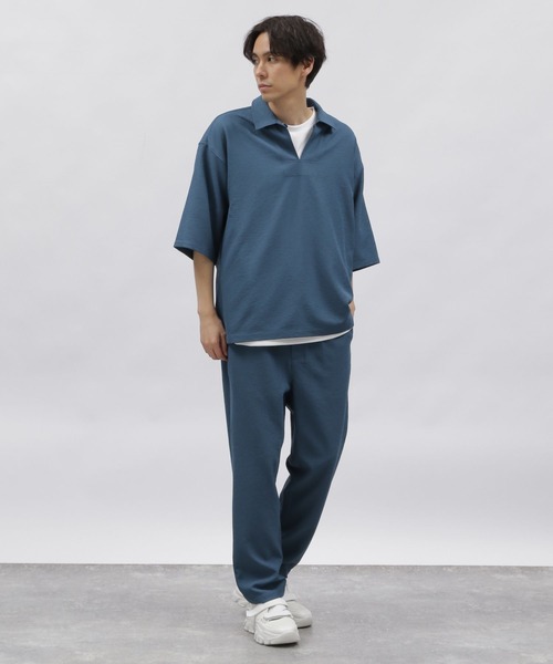 LAKOLE(ラコレ)の「クリンクルスキッパーシャツ / 107199(シャツ/ブラウス・メンズ・ブラック/キャメル/ブルー・X-LARGE/LARGE/MEDIUM)」の4枚目の写真