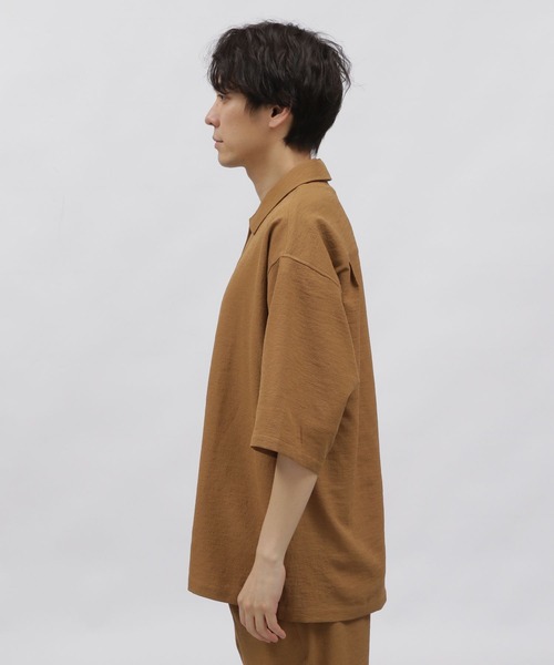 LAKOLE(ラコレ)の「クリンクルスキッパーシャツ / 107199(シャツ/ブラウス・メンズ・ブラック/キャメル/ブルー・X-LARGE/LARGE/MEDIUM)」の17枚目の写真