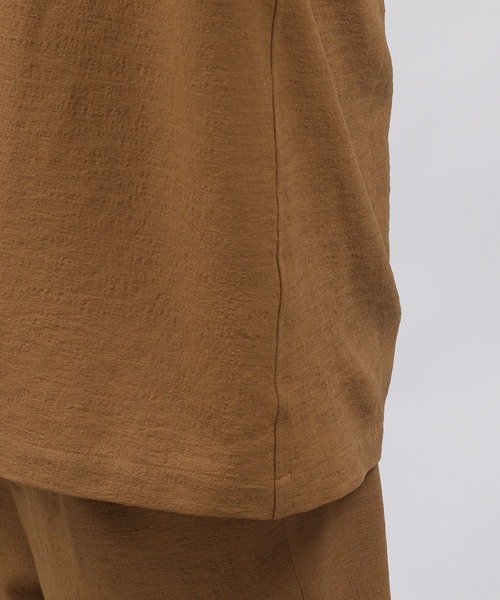 LAKOLE(ラコレ)の「クリンクルスキッパーシャツ / 107199(シャツ/ブラウス・メンズ・ブラック/キャメル/ブルー・X-LARGE/LARGE/MEDIUM)」の9枚目の写真