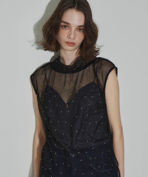 「LA BELLE ETUDE」 ノースリーブブラウス FREE グレー レディース BLOUSE – LA BELLE ETUDE online store