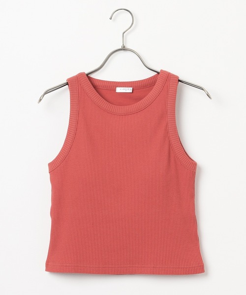 Honeys（ハニーズ）の「カップ付きアメスリタンクトップ（タンクトップ・レディース・グリーン/ホワイト/ブラック/オレンジ/スミクロ/ブルー/ブラウン/オートミール・L/M/S）」の8枚目の写真