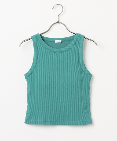 Honeys（ハニーズ）の「カップ付きアメスリタンクトップ（タンクトップ・レディース・グリーン/ホワイト/ブラック/オレンジ/スミクロ/ブルー/ブラウン/オートミール・L/M/S）」の10枚目の写真