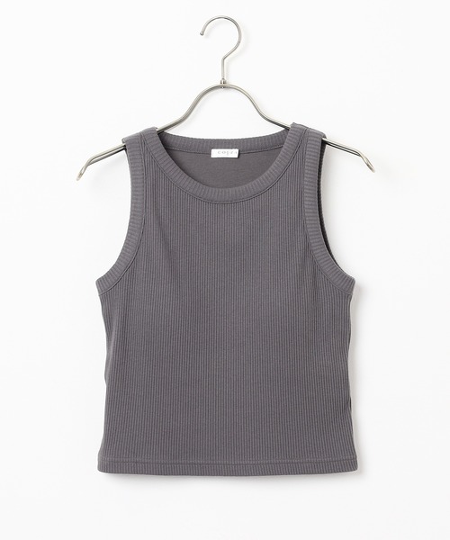 Honeys（ハニーズ）の「カップ付きアメスリタンクトップ（タンクトップ・レディース・グリーン/ホワイト/ブラック/オレンジ/スミクロ/ブルー/ブラウン/オートミール・L/M/S）」の14枚目の写真