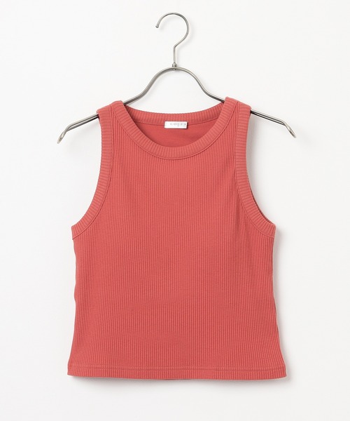 Honeys（ハニーズ）の「カップ付きアメスリタンクトップ（タンクトップ・レディース・グリーン/ホワイト/ブラック/オレンジ/スミクロ/ブルー/ブラウン/オートミール・L/M/S）」の18枚目の写真