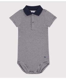 PETIT BATEAU｜プチバトーのロンパース（ブルー・ネイビー/青色