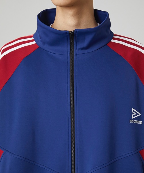DISCOVERED TRACK BLOUSON ブラック　トラックジャケット DISCOVERED（ディスカバード）の「TRACK BLOUSON（ジャージ
