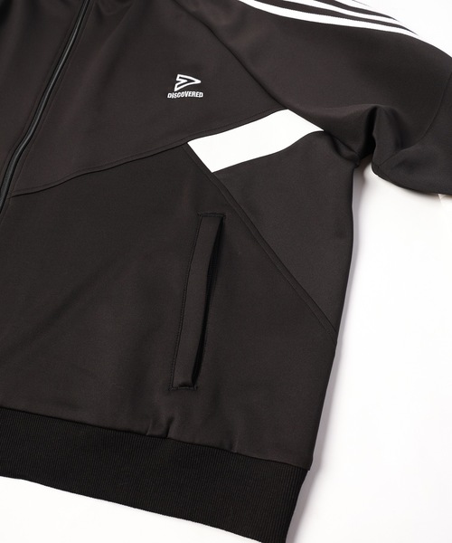 DISCOVERED TRACK BLOUSON ブラック　トラックジャケット DISCOVERED（ディスカバード）の「TRACK BLOUSON（ジャージ