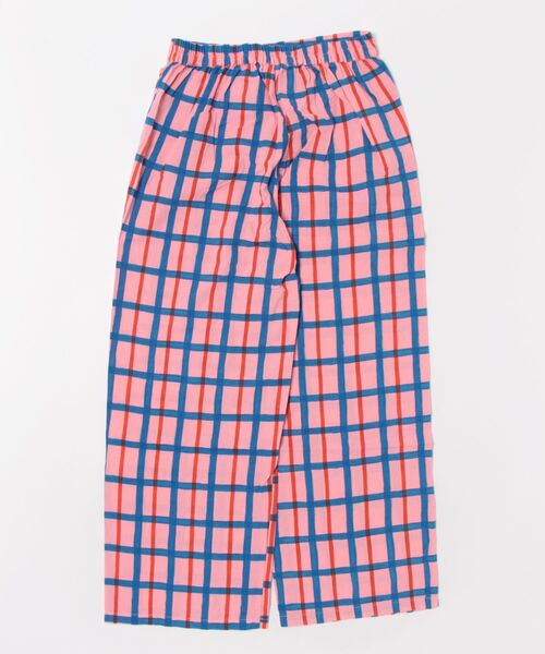 BOBO CHOSES（ボボショーズ）の「Multicoloured checked  print straight pant（その他パンツ・レディース・ピンク・M/XS/S）」の6枚目の写真