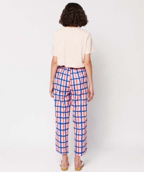 BOBO CHOSES（ボボショーズ）の「Multicoloured checked  print straight pant（その他パンツ・レディース・ピンク・M/XS/S）」の5枚目の写真