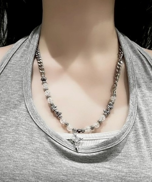 XU(エックスユー)の「【XU】galaxy stone necklace / 【エックスユー】ギャラクシーストーンネックレス(ネックレス・メンズ・シルバー・ONE SIZE)」の15枚目の写真