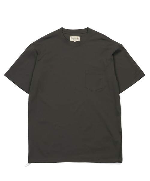 The DUFFER of ST.GEORGE（ザダファーオブセントジョージ）の「「AIR FLEX」TECH TEE：高収縮機能素材 エアフレックス テックTシャツ（Tシャツ/カットソー・メンズ・ブラック/ダークオリーブ/ホワイト/ブルー・X-LARGE/LARGE/MEDIUM/SMALL）」の17枚目の写真