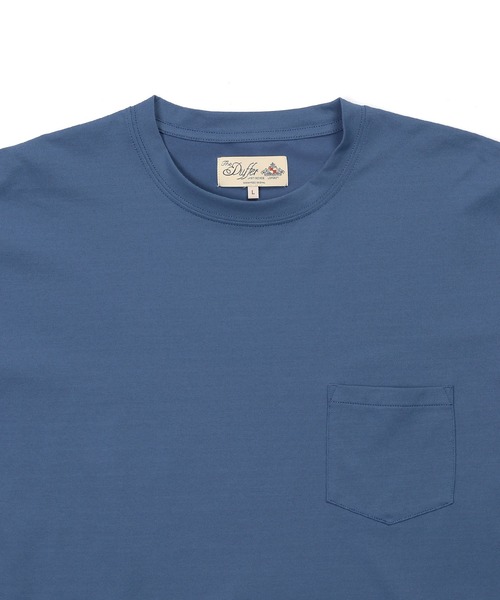 The DUFFER of ST.GEORGE（ザダファーオブセントジョージ）の「「AIR FLEX」TECH TEE：高収縮機能素材 エアフレックス テックTシャツ（Tシャツ/カットソー・メンズ・ブラック/ダークオリーブ/ホワイト/ブルー・X-LARGE/LARGE/MEDIUM/SMALL）」の22枚目の写真