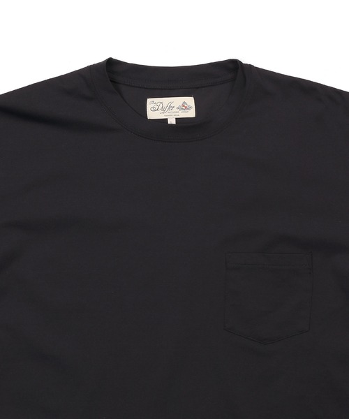 The DUFFER of ST.GEORGE（ザダファーオブセントジョージ）の「「AIR FLEX」TECH TEE：高収縮機能素材 エアフレックス テックTシャツ（Tシャツ/カットソー・メンズ・ブラック/ダークオリーブ/ホワイト/ブルー・X-LARGE/LARGE/MEDIUM/SMALL）」の20枚目の写真