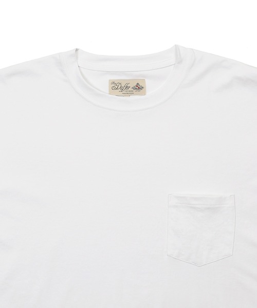 The DUFFER of ST.GEORGE（ザダファーオブセントジョージ）の「「AIR FLEX」TECH TEE：高収縮機能素材 エアフレックス テックTシャツ（Tシャツ/カットソー・メンズ・ブラック/ダークオリーブ/ホワイト/ブルー・X-LARGE/LARGE/MEDIUM/SMALL）」の19枚目の写真