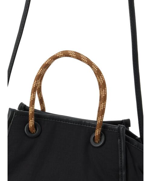 Green　Parks（グリーンパークス）の「・Cu-shut　ロープボンディング2WAYトート（トートバッグ・レディース・ブラック/グレイッシュベージュ/ピンクベージュ・FREE）」の10枚目の写真