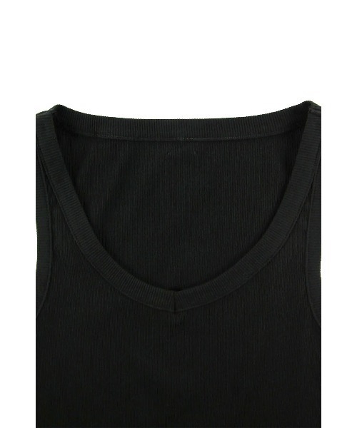 2025新作　ALEXIA STAM Basic Vネックリブタンク M Basic V Neck Rib Tank Top | ALEXIA STAM