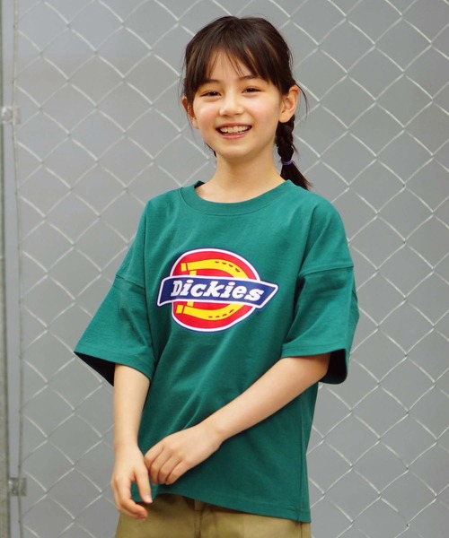 Dickies(ディッキーズ)の「Dickies/ディッキーズ キッズ ロゴプリント Tシャツ 半袖 80572500(Tシャツ/カットソー・キッズ・ブラック/グリーン/ホワイト・160cm/150cm/140cm/130cm)」の17枚目の写真