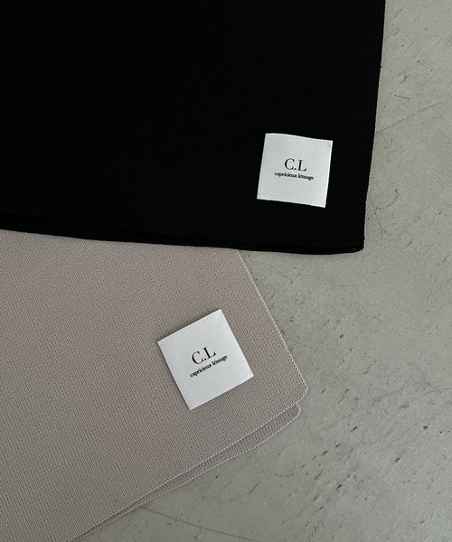 CAPRICIEUX LE'MAGE（カプリシューレマージュ）の「【C.L】ネップタンクSETベアビスチェ（タンクトップ・レディース・ブラック/グレイッシュベージュ・FREE）」の4枚目の写真