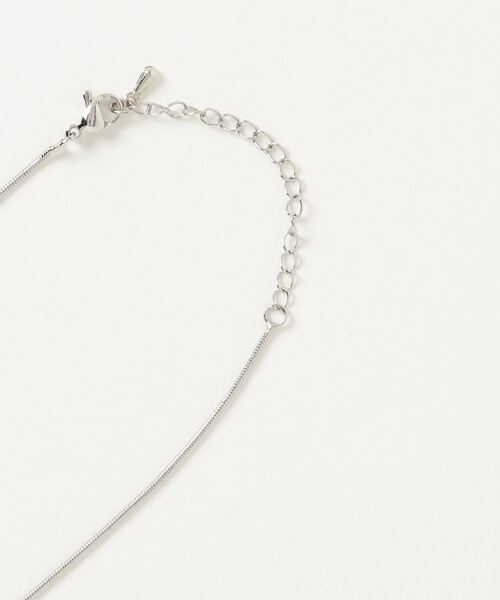 poiregnee（ポワニェ）の「［select］アシンメトリーリボンネックレス（ネックレス・レディース・シルバー・FREE）」の6枚目の写真