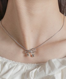 poiregnee（ポワニェ）の「［select］アシンメトリーリボンネックレス（ネックレス・レディース）」