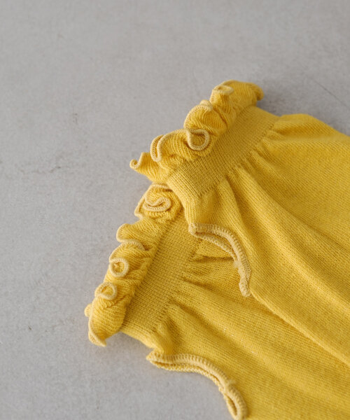 BIRTHDAY BAR（バースデイバー）の「UVカット フリル アームカバー（ハット・レディース・グレー/レッド/ブルー/ブラック/イエロー・0）」の10枚目の写真