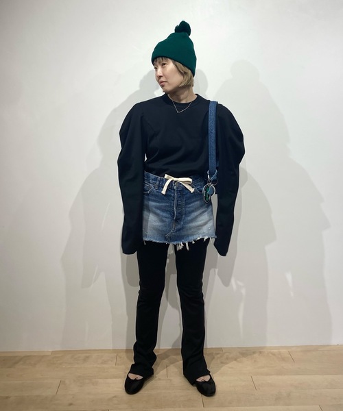 HOLIDAY（ホリデイ）の「FLARE PANTS フレアパンツ（その他パンツ・レディース・ブラック・0/1）」の8枚目の写真
