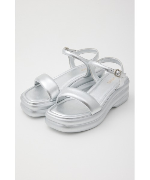 STACCATO（スタッカート）の「パフィーバウムライクソールサンダル（サンダル・レディース・ホワイト/シルバー・23.5cm/24cm/24.5cm/23cm/22.5cm）」の5枚目の写真