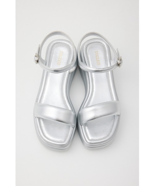 STACCATO（スタッカート）の「パフィーバウムライクソールサンダル（サンダル・レディース・ホワイト/シルバー・23.5cm/24cm/24.5cm/23cm/22.5cm）」の6枚目の写真